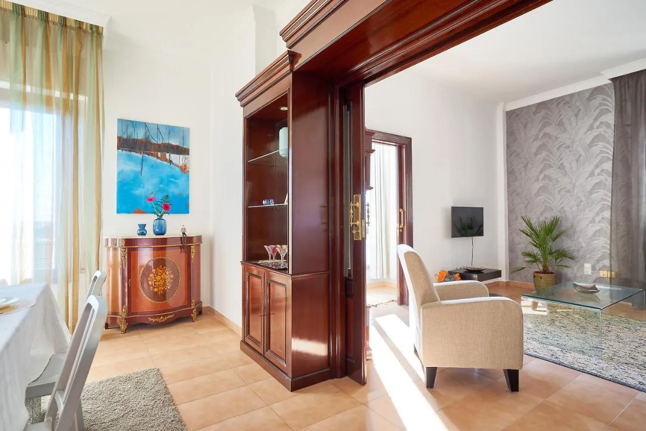 Apartamento En Centro Ciudad Con Vistas Al Mar Malaga 0*,